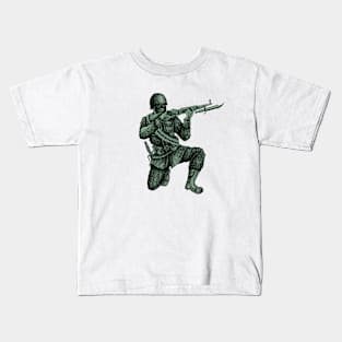 war soldier Kids T-Shirt